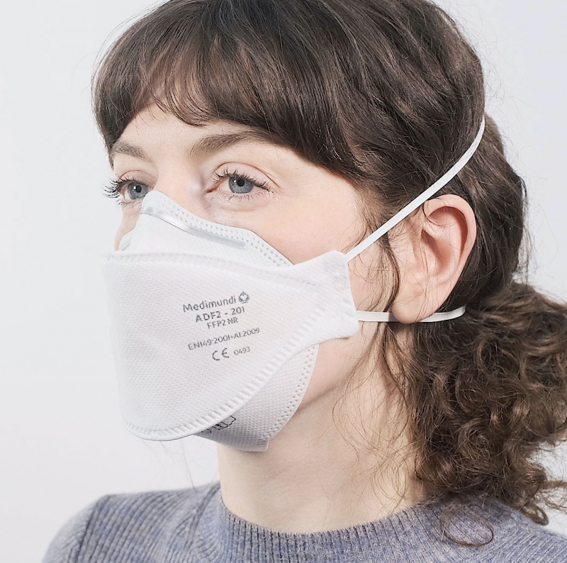 Oxide Economie goochelaar Dental Impro - Medimundi FFP2 maskers met elastiek achter het hoofd - per  30 stuks
